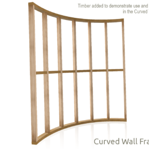 900mm Radius 60 Degree Curved Wall Frame Kit - Image 5
