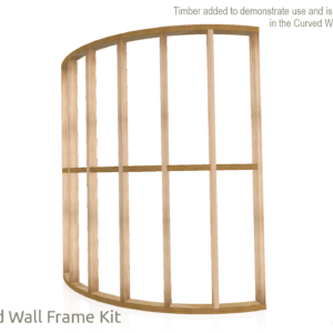 900mm Radius 60 Degree Curved Wall Frame Kit - Image 6